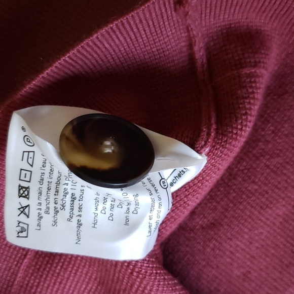 Sezane Betty Cardigan - Rosewood - S - Picture 8 of 13